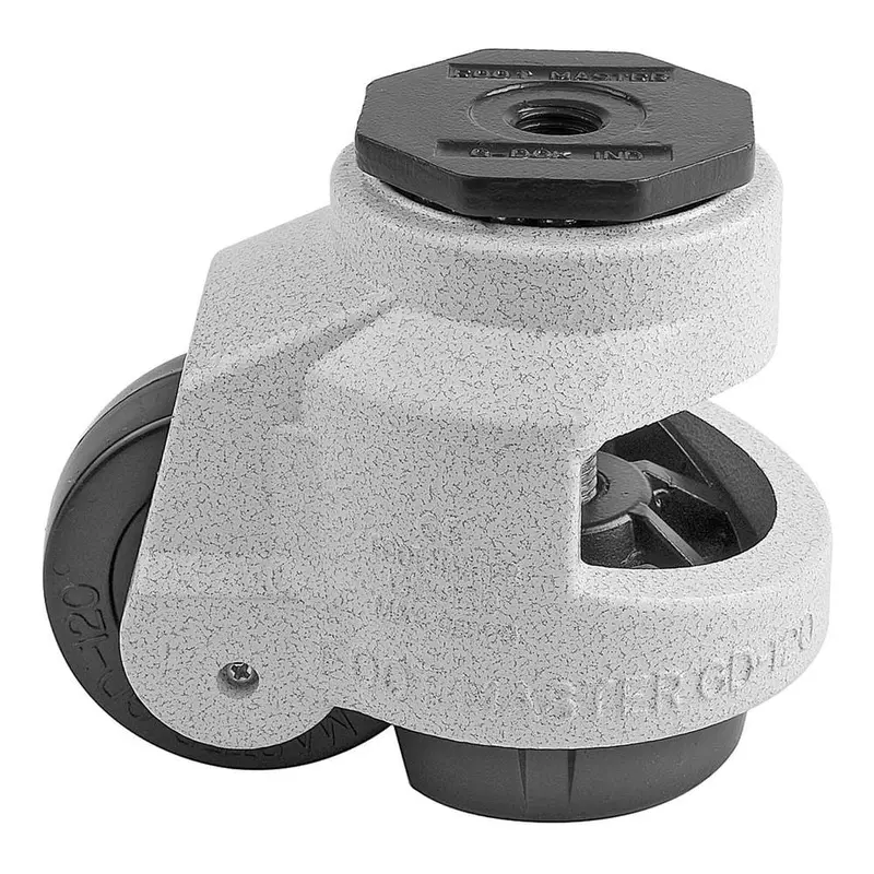 3 in. Nylon Wheel Metric Stem Leveling Caster with Load Rating 2200 lbs.Ivory / 4.2 / 1