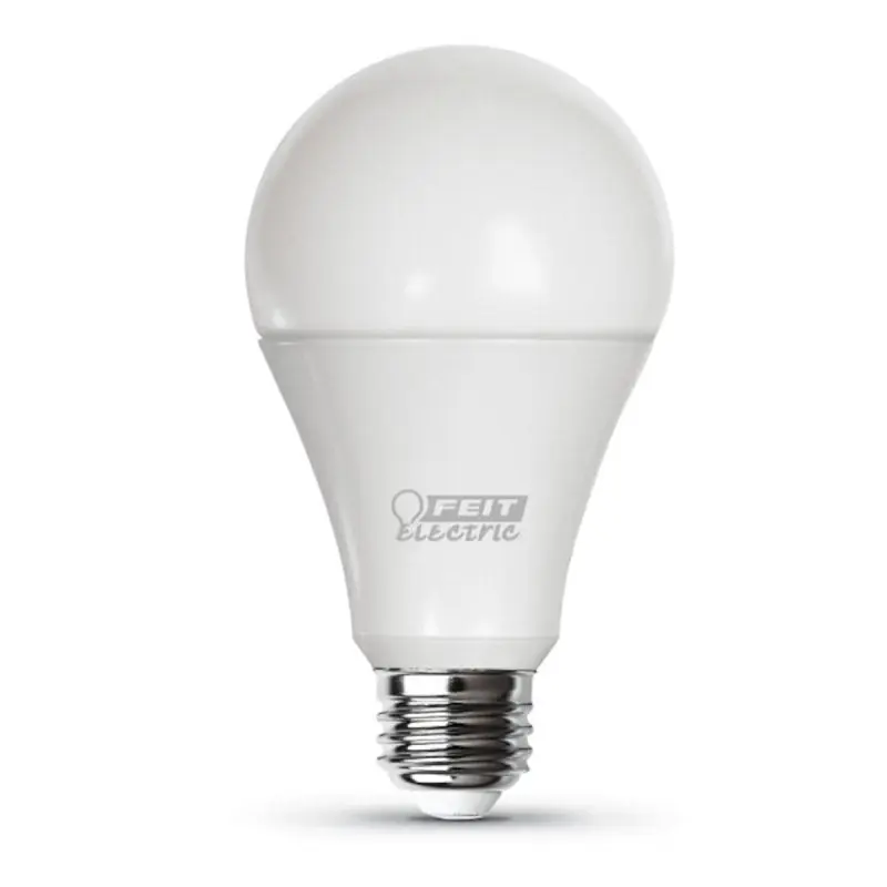 Feit Electric OM150DM/830/LED LED Bulb, General Purpose, A21 Lamp, 150 W Equivalent, E26 Lamp Base, Dimmable, White