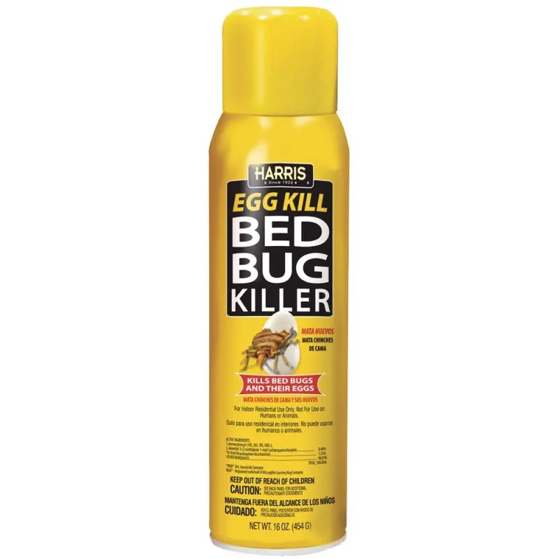 Harris EGG-16 Bed Bug Killer, Liquid, Spray Application, 16 oz