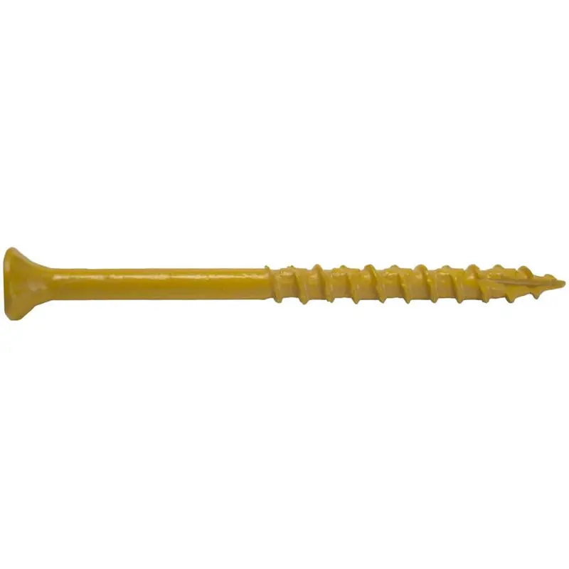 #8 x 2 in. Star Flat-Head Wood Deck Screws (5 lbs./Pack)Green / 1 / 1