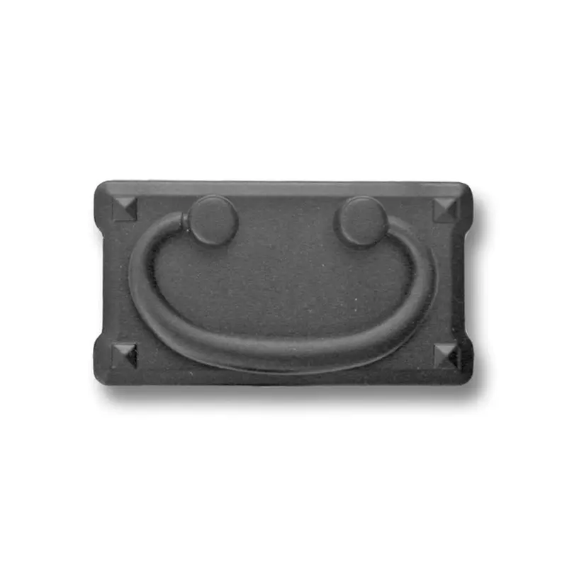 3 in. Center-to-Center Matte Black Cast Metal Swivel Bail Drawer Pull3 in. / Matte Black / .20
