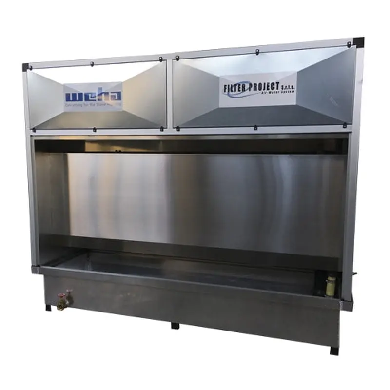 Filter Project Wet Dust Collector Booths are designed to trap 90% of dust from granite, marble, engineered stone, quartz, quartzite and other airborne particles. Easy-to-operate.10 ft (3 meter)