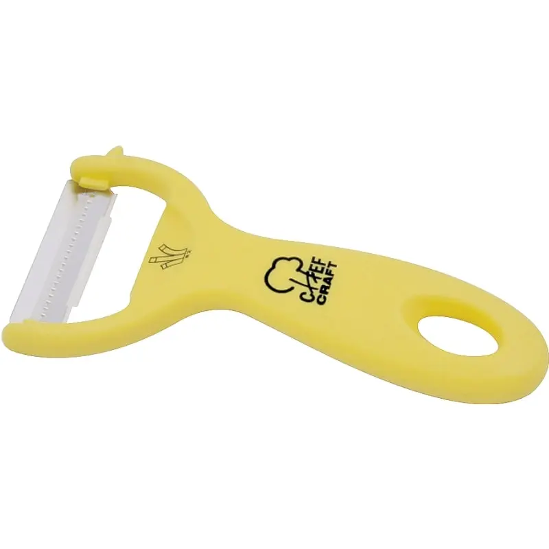 Chef Craft 21643 Peeler, Plastic/Stainless Steel, Yellow