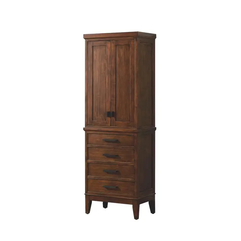 Avanity Madison 24-in W x 71-in H x 16-in D Tobacco Poplar Freestanding Linen CabinetTobacco