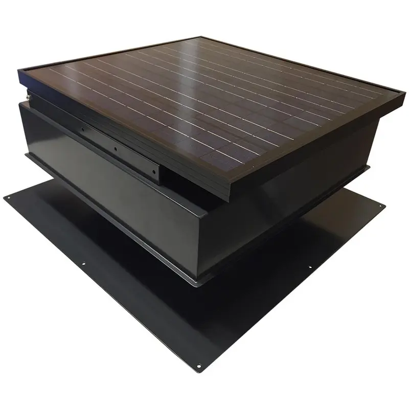 1550 CFM Powder Coated Galvanized Steel Solar Powered Attic Fan1550 / Powder coated / 27