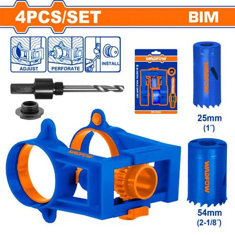4pcs Door Lock Hole Saw Set