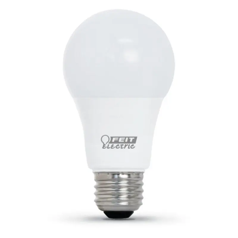 Feit Electric OM40DM/930CA/4 LED Lamp, General Purpose, A19 Lamp, 40 W Equivalent, E26 Lamp Base, Dimmable
