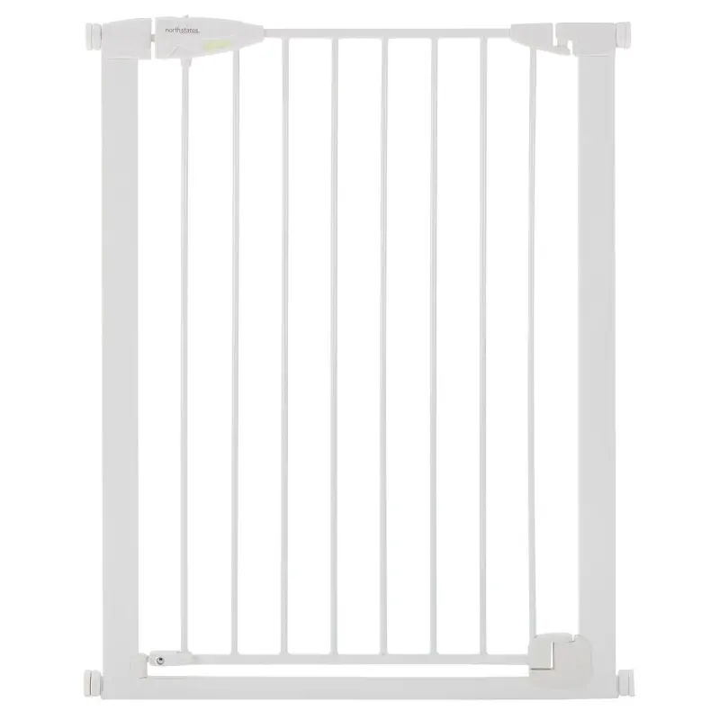 Toddleroo by North States 5337 Auto-Close Gate, Metal, White, 36 in H Dimensions