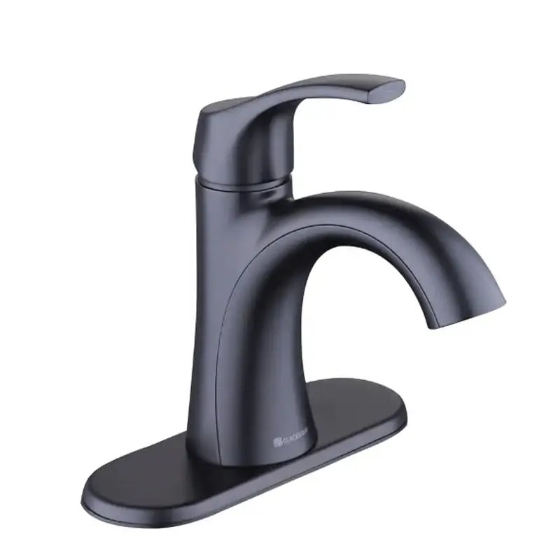 Arnette Single Handle Single Hole Bathroom Faucet in Matte