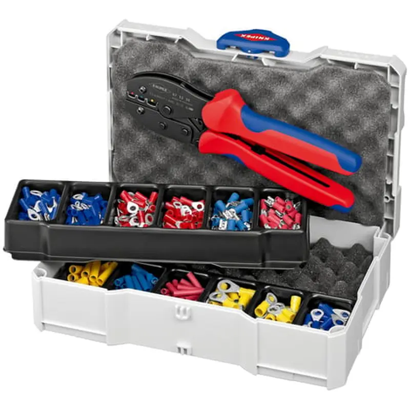 KNIPEX Crimp Assortment for Cable Connectors (13-Piece Set)
