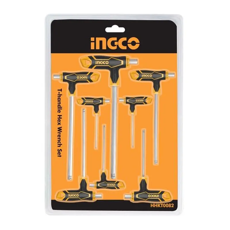 T-Handle Ball Point Hex Wrench Set 8pcs
