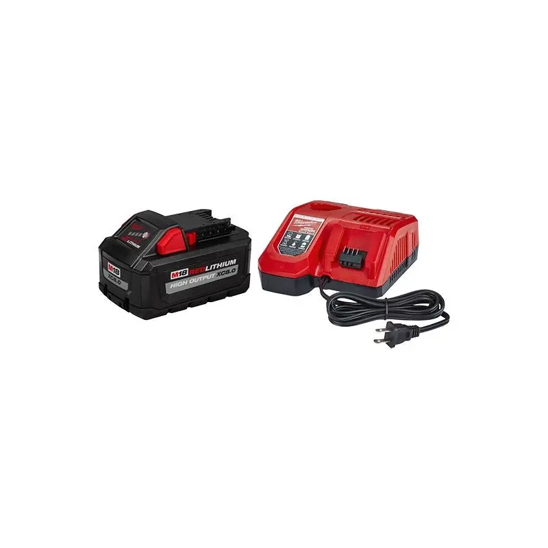 Milwaukee 48-59-1880 M18 REDLITHIUM HIGH OUTPUT XC8.0 Starter Kit