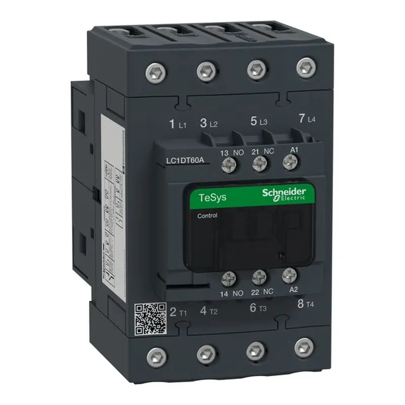 Everlink 4p 22kw, ith=80a coil 220v | LC1DT80AM7