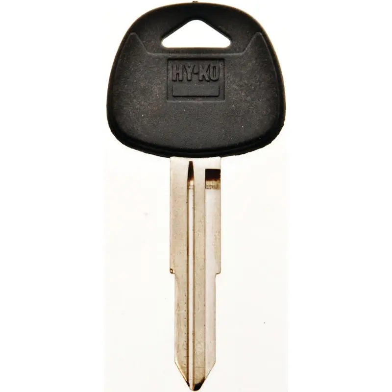 Hy-Ko 12005HY14 Automotive Key Blank, Brass/Plastic, Nickel, For: Hyundai Vehicle Locks
