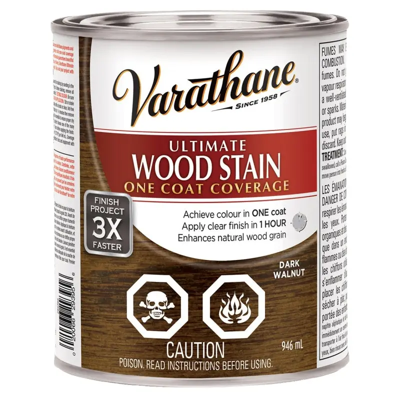 Varathane 286786 Stain, Dark Walnut, Liquid, Can