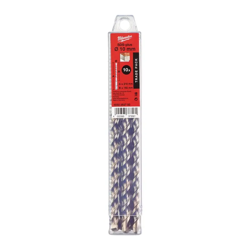 10x210mm SDSplus Bits (10 pcs set)