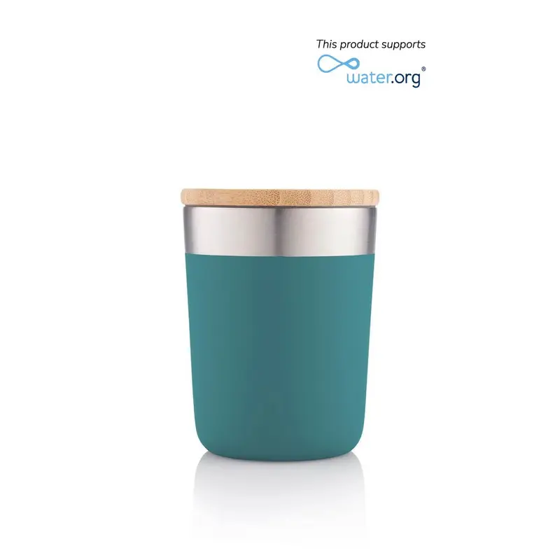 LAREN - CHANGE Collection Insulated Mug - Aqua Green