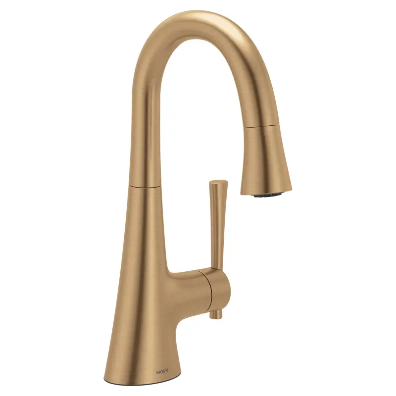 KURV One-Handle Pulldown Bar FaucetChrome