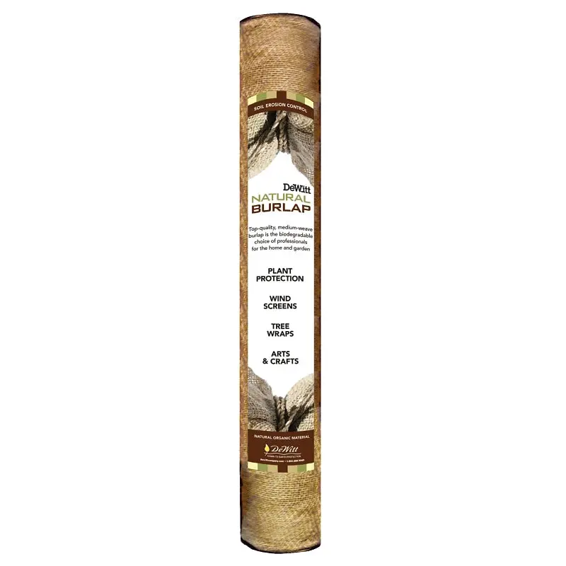 DeWitt NB324 Landscape Fabric, 24 ft L, 3 ft W, Burlap, Biodegradable: Yes