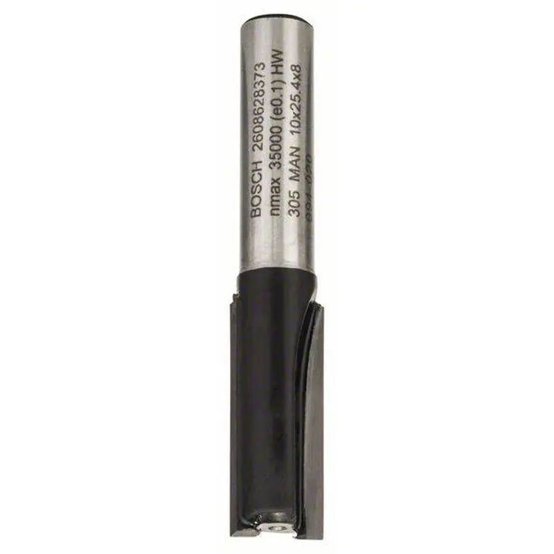 Straight Bit 8mm, D1 10mm, L 25,4mm, G 56mm
