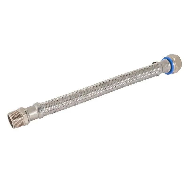 3/4 in. MIP x 3/4 in. FIP x 12 in. Stainless Steel Water Heater Connector0.561 / each