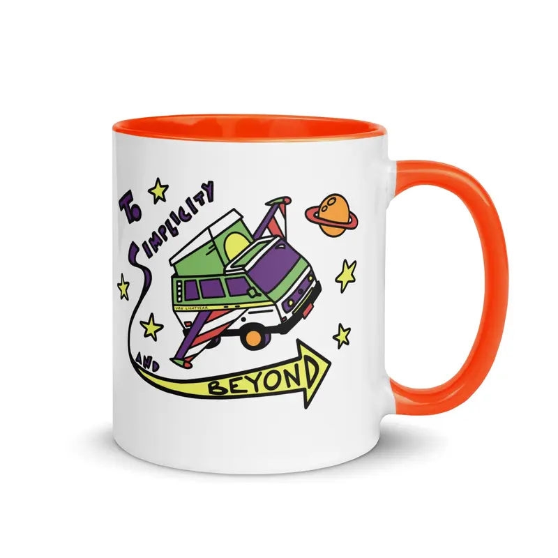 Van Lightyear Mug with Color InsideOrange