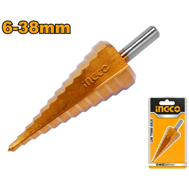 INGCO AKSDS06381 Step Drill Bit 6-38mm