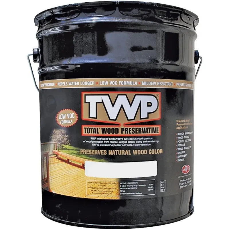TWP 1500 Series TWP-1503-5 Wood Preservative, Dark Oak, Liquid, 5 gal, Can