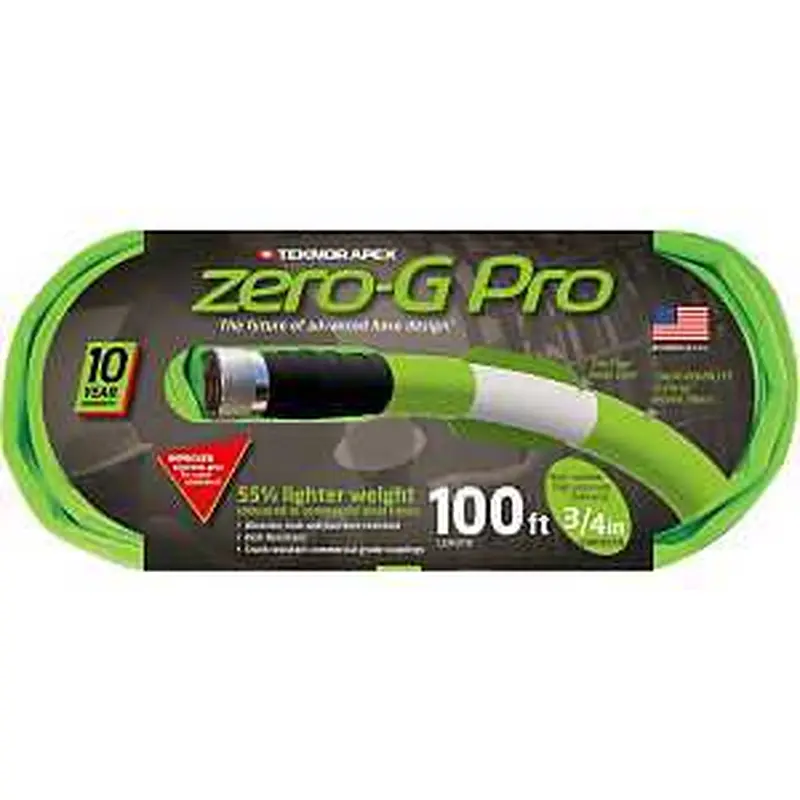 Zero-G Teknor Apex 4300-100 Coiled Hose, 100 ft L, 1800 lbf Pressure Class, Woven, Green