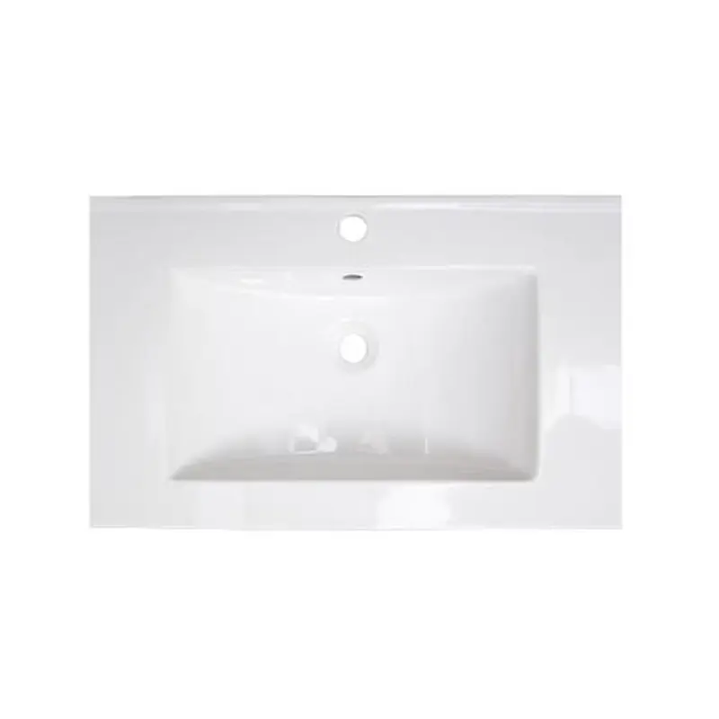 American Imaginations 24-in White Fire Clay Bathroom Vanity Top