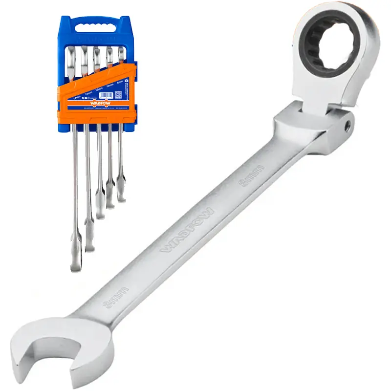 Wadfow WSP5205 Flexible Ratchet Spanner Set