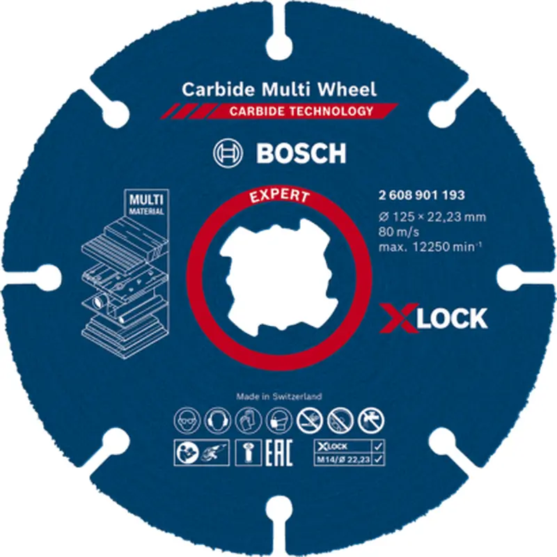 X-LOCK Carbide Multi Wheel | 10x125x22.23mm - 10pcs