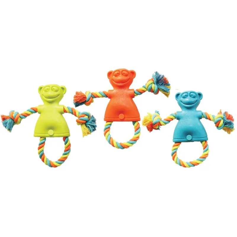 Chomper WB15502 Dog Toy, L, Monkey, Thermoplastic Rubber