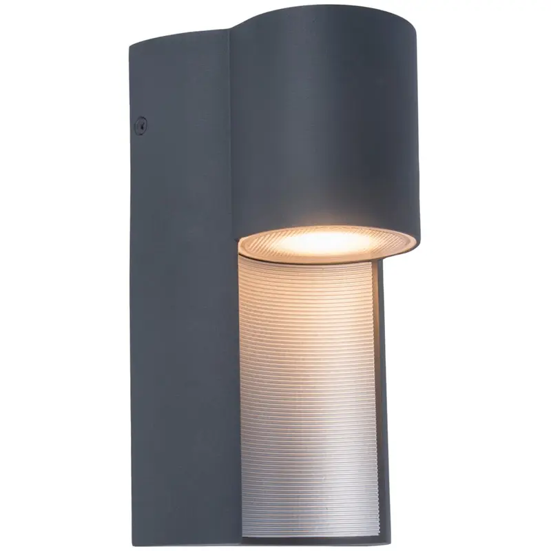 Lutec urban wall lamp d.grey ip54 gu10 | LUT00017