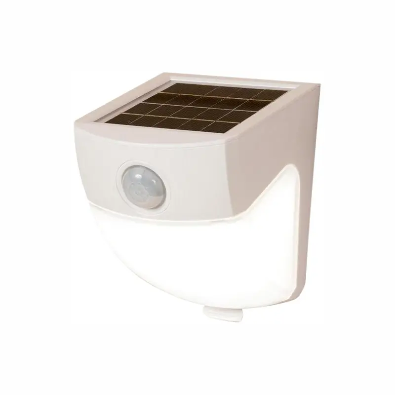 120-Degree White Motion Activated Sensor Outdoor Solar Powered Wedge Security LightWhite / .9 / 300