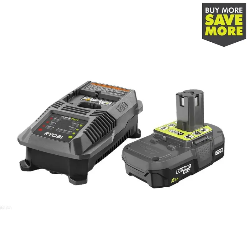 18-Volt ONE  Lithium-Ion 2.0 Ah Battery and Dual Chemistry IntelliPort Charger Kit