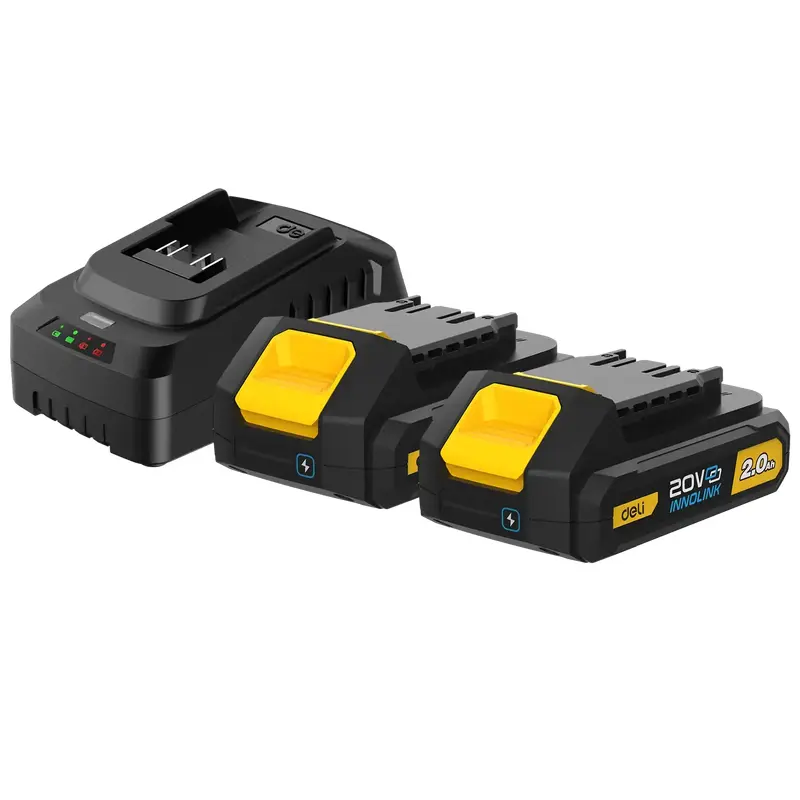 Deli EDL-CM20A2E Lithium-Ion Battery and Charger Set