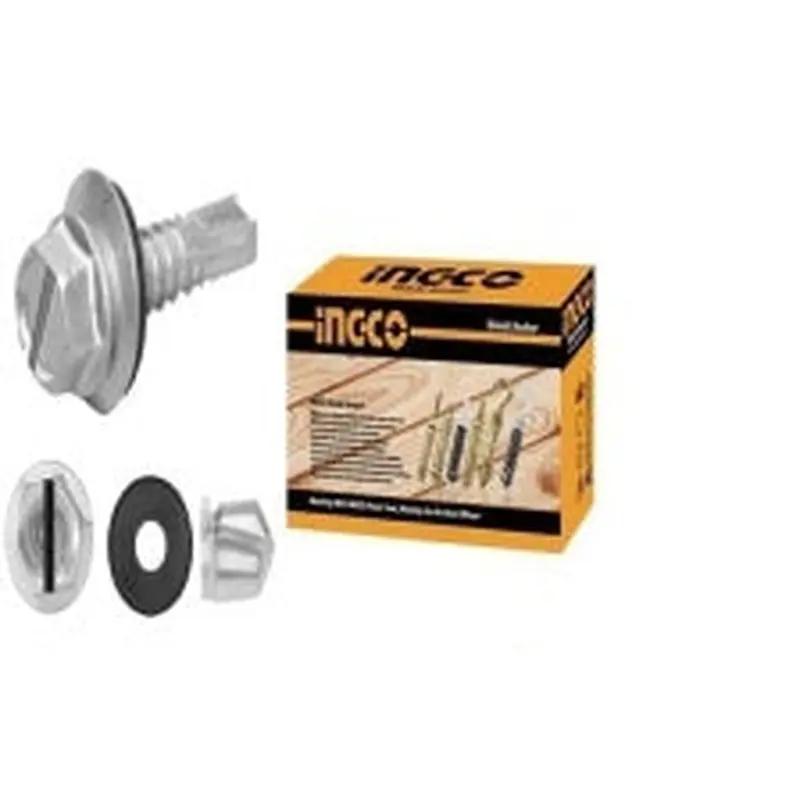 Hex Self Drilling Screw With Rubber Washer ST6.3x25mm (#14x1")
