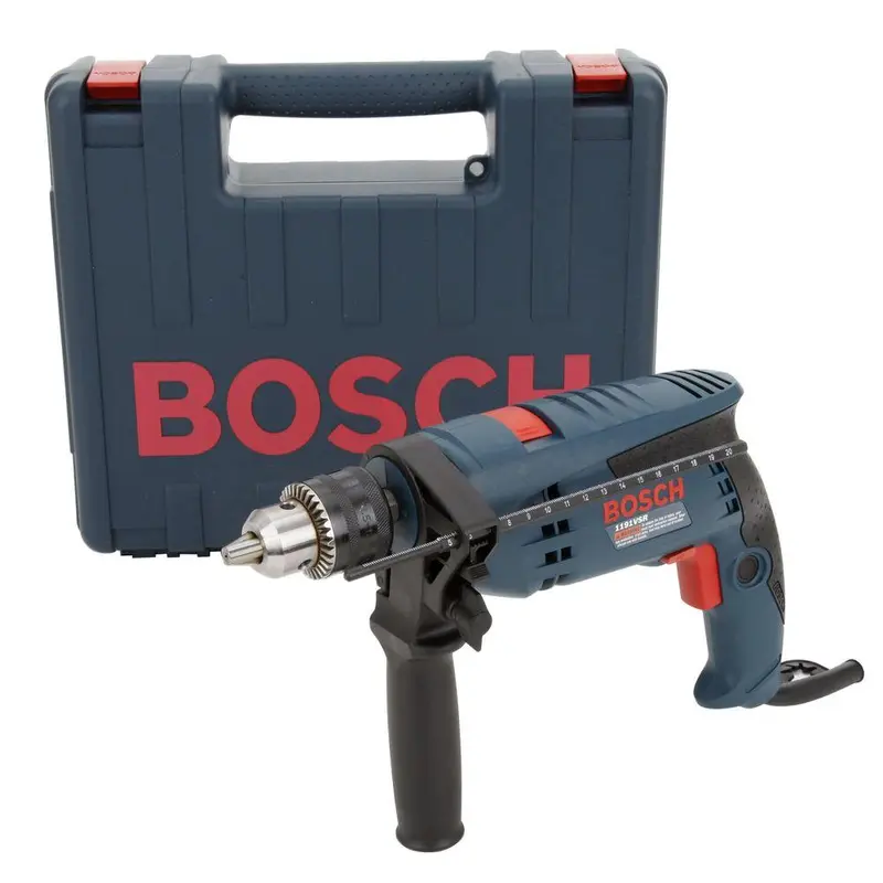 7 Amp Corded 1/2 in. Concrete/Masonry Variable Speed Hammer Drill Kit with Hard Case7.88 / each