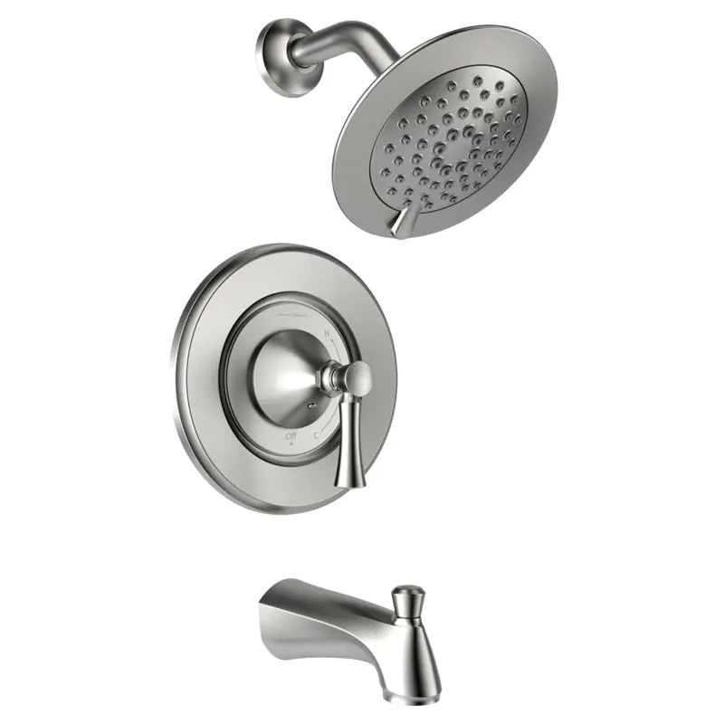 American Standard Chancellor 7022502.295 Tub and Shower Valve Trim Kit, Multi-Function Showerhead, 1.8 gpm Showerhead