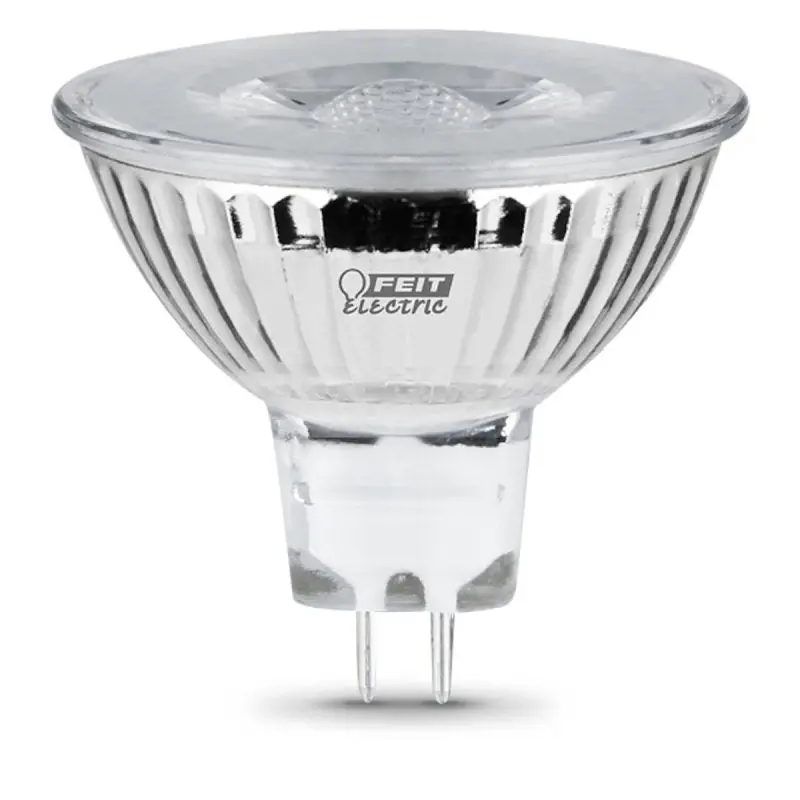 Feit Electric BPBAB/930CA/3 LED Lamp, Track/Recessed, MR16 Lamp, 20 W Equivalent, GU5.3 Lamp Base, Dimmable, Clear