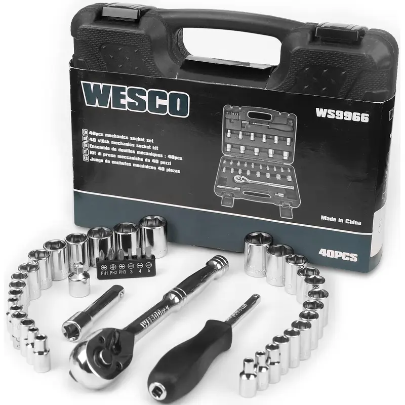 Socket Set - 40-Piece