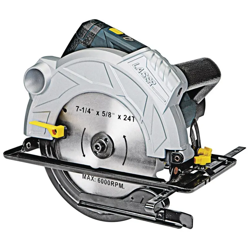 7-1/4 in. 12 Amp Professional Circular Saw With Laser Guide System