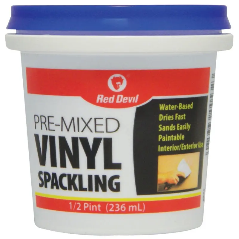 Red Devil 0532 Spackling Compound Off-White, Off-White, 0.5 pt Tub