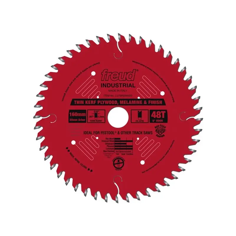 Freud LU79R006 160mm Thin Kerf Ultimate Plywood & Melamine Blade