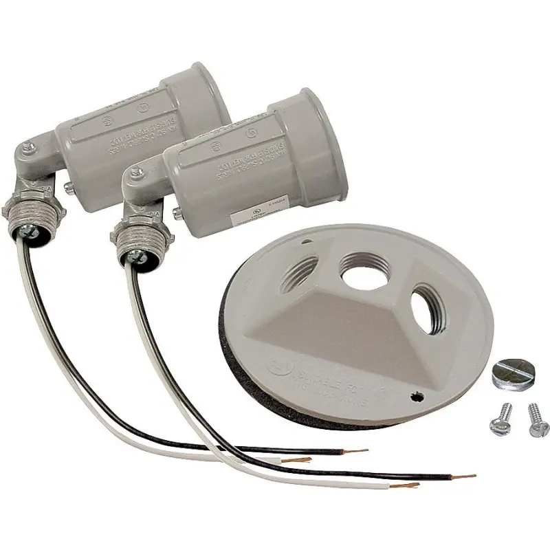 Hubbell 5625-5 Lamp Holder, 120 V, 75 to 150 W, Gray