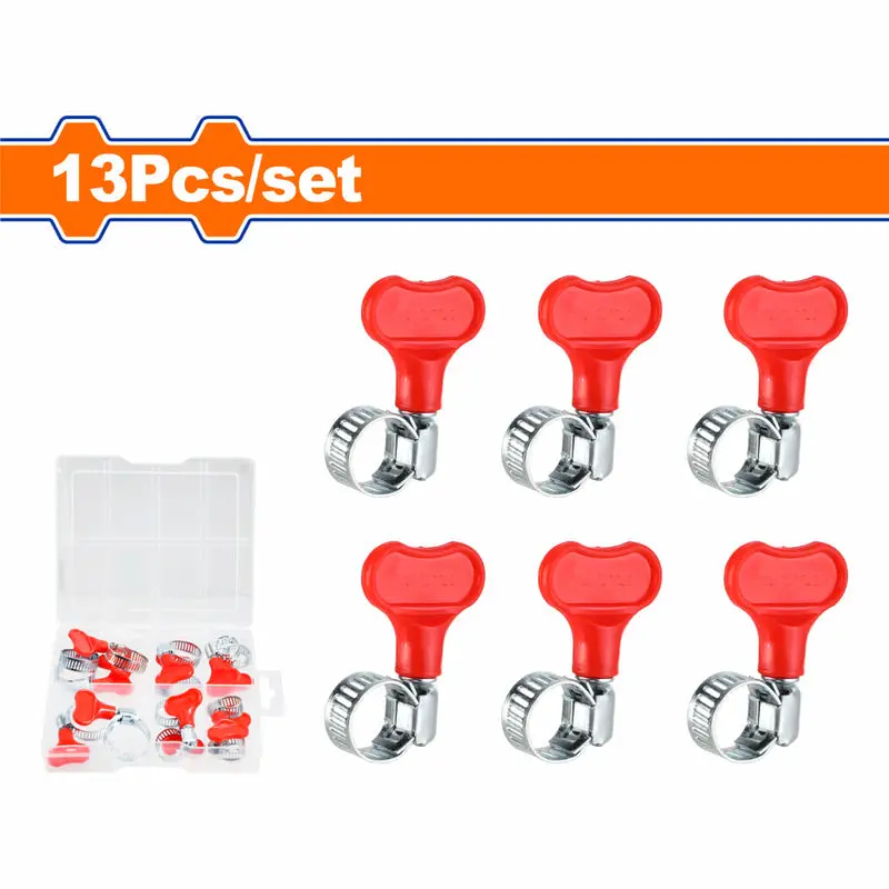 Butterfly Hose Clamps Set 13 Pieces