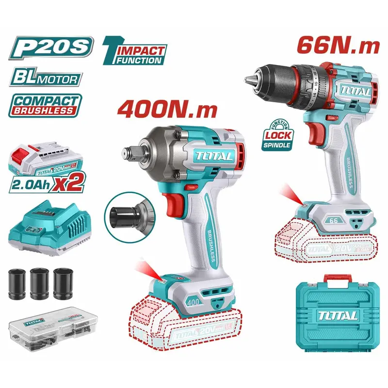 TCKLI20275 Li-ion 2 Pcs Combo Kit