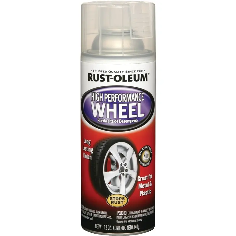 Rust-Oleum 248929 Wheel Coating Spray, Gloss, Clear, 11 oz, Can