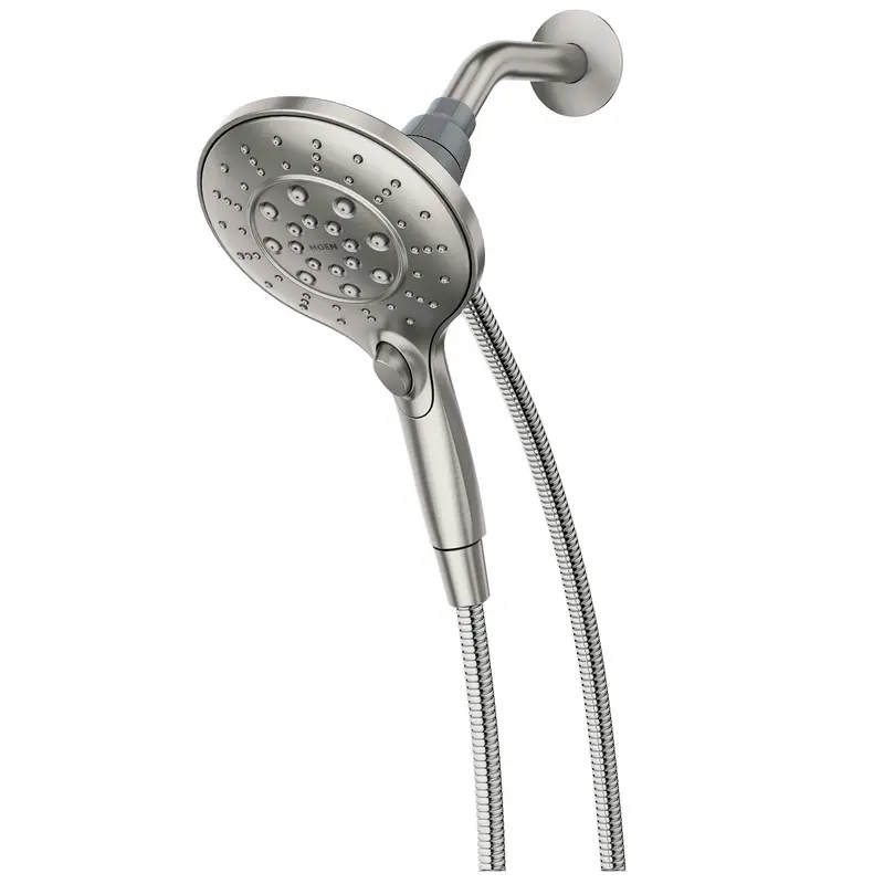 Engage Six-Function 5 1/2" Diameter Eco-Performance Spray Head Handheld ShowerChrome